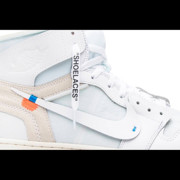 OFF-WHITE xAir Jordan 1 Retro High OG 'White' 2018 - Picture 5 of 8